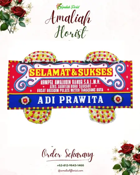 Papan Bunga Ucapan Selamat Tejamulya